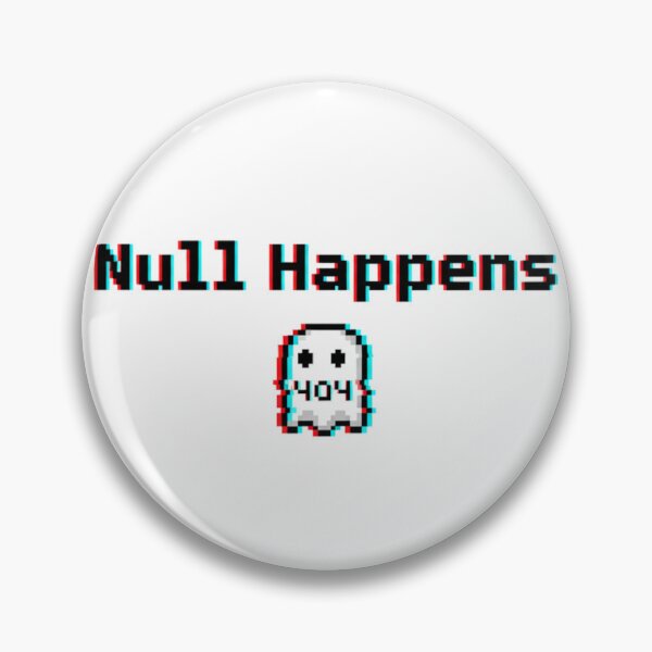 Item preview, Null Happens Coding Humor Design designed and sold by WiserShop.