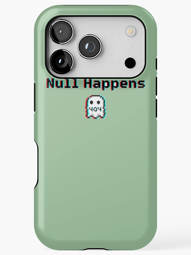 Thumbnail 1 of 4, iPhone Case, Null Happens Coding Humor Design designed and sold by WiserShop.