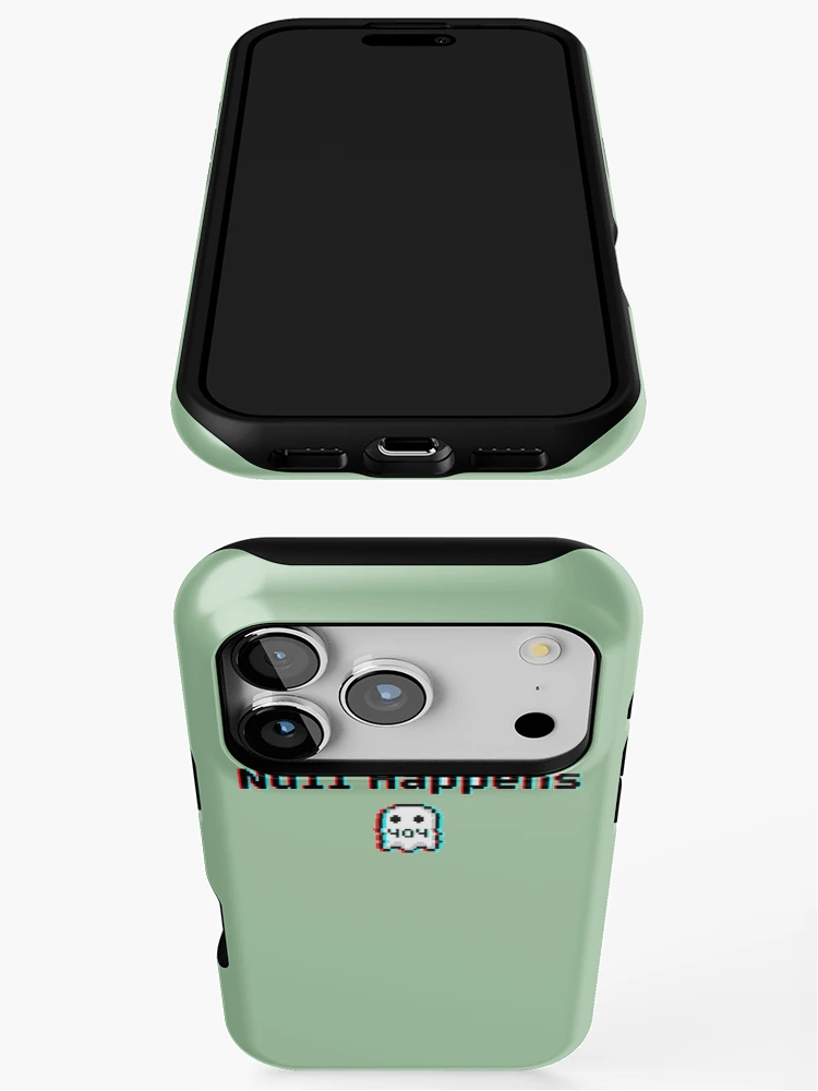 Thumbnail 3 of 4, iPhone Case, Null Happens Coding Humor Design designed and sold by WiserShop.