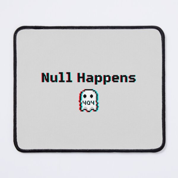 Item preview, Null Happens Coding Humor Design designed and sold by WiserShop.