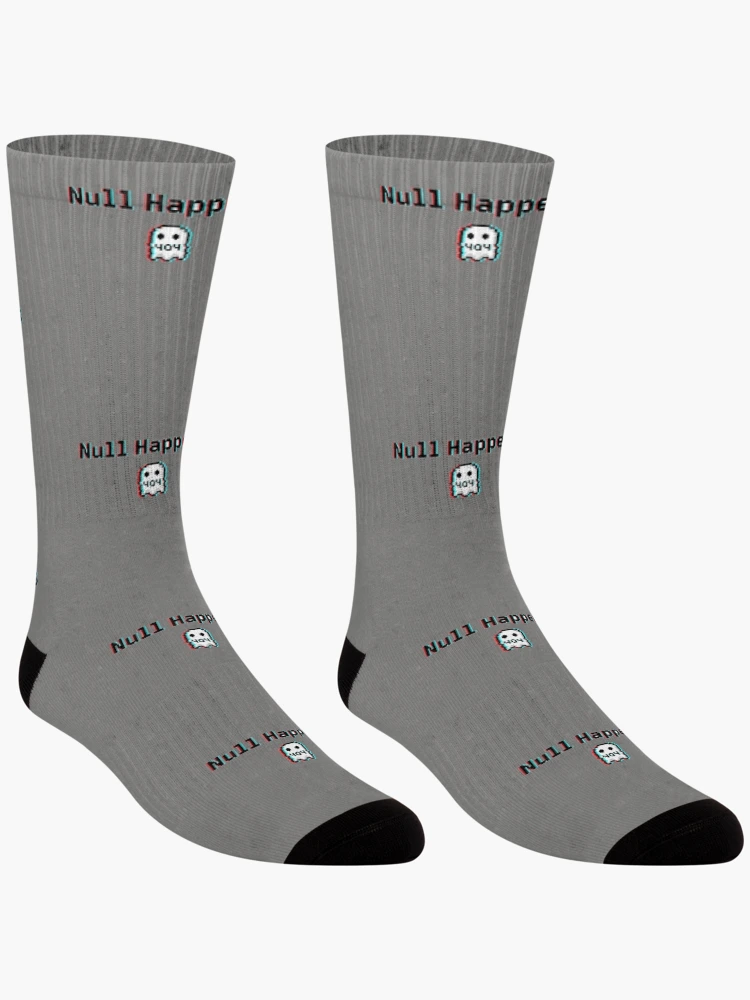 Thumbnail 3 of 5, Socks, Null Happens Coding Humor Design designed and sold by WiserShop.