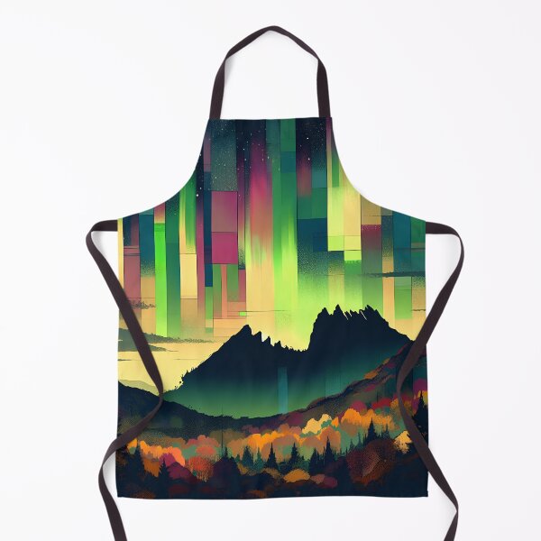 Item preview, The Neon Cradle Mountain | Tasmanian Night Sky Art | Stoneflower-Art designed and sold by Stoneflower-Art.