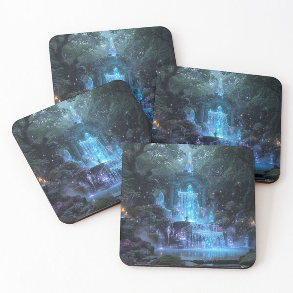Item preview, Mystical Crystal Falls in an Enchanted Woodland designed and sold by Help De Helpers.