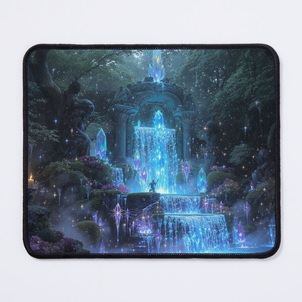 Item preview, Mystical Crystal Falls in an Enchanted Woodland designed and sold by Help De Helpers.