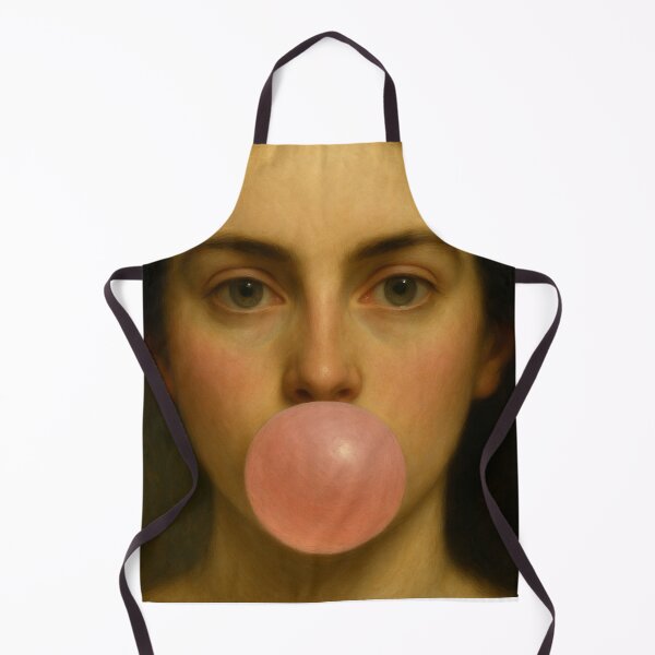 Item preview, Girl With Bubble Gum | Classical Realism Portrait designed and sold by CARRAANN.