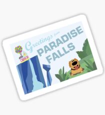 Greetings from paradise falls featuring Dug Sticker