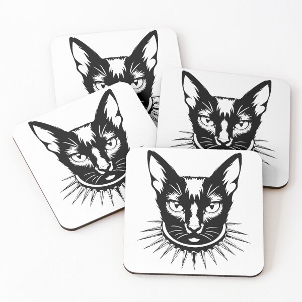 Item preview, Midnight Rebel Cat designed and sold by tenderatelier.