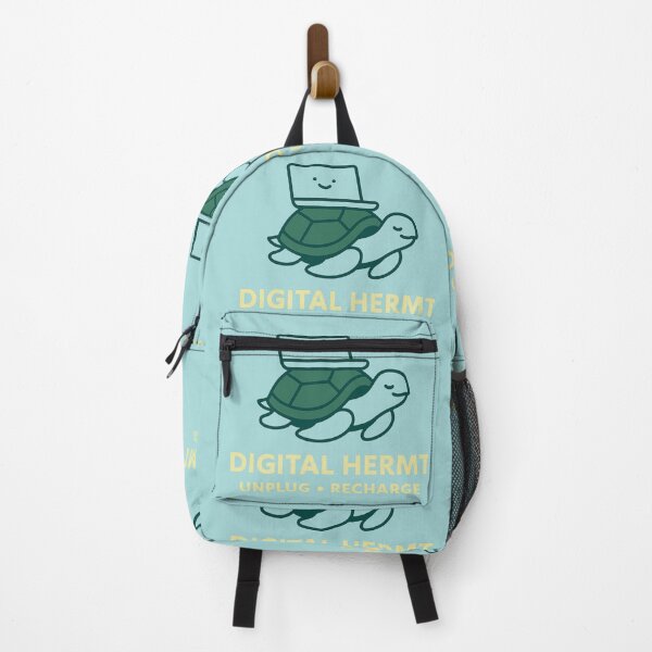 Item preview, DIGITAL HERMIT – Unplug and Recharge Turtle Tech Design for Mindful Balance designed and sold by Meta Mirage .