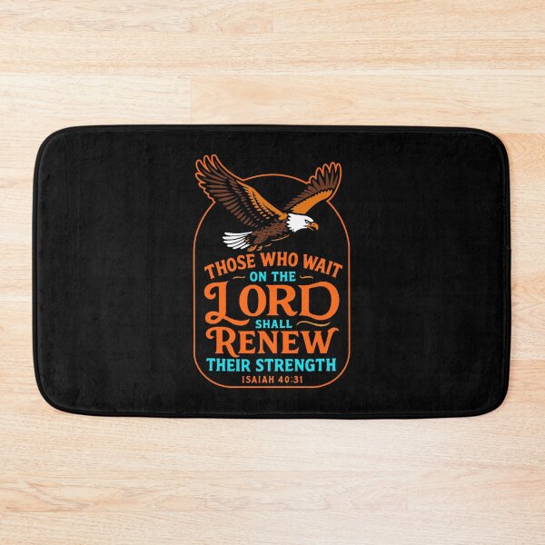 Item preview, Isaiah 40:31 Those Who Wait On The LORD Shall Renew Their Strength designed and sold by plushism.