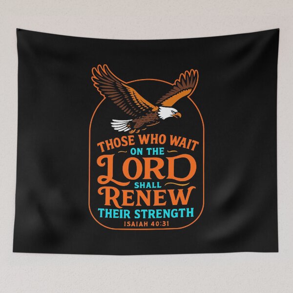 Item preview, Isaiah 40:31 Those Who Wait On The LORD Shall Renew Their Strength designed and sold by plushism.