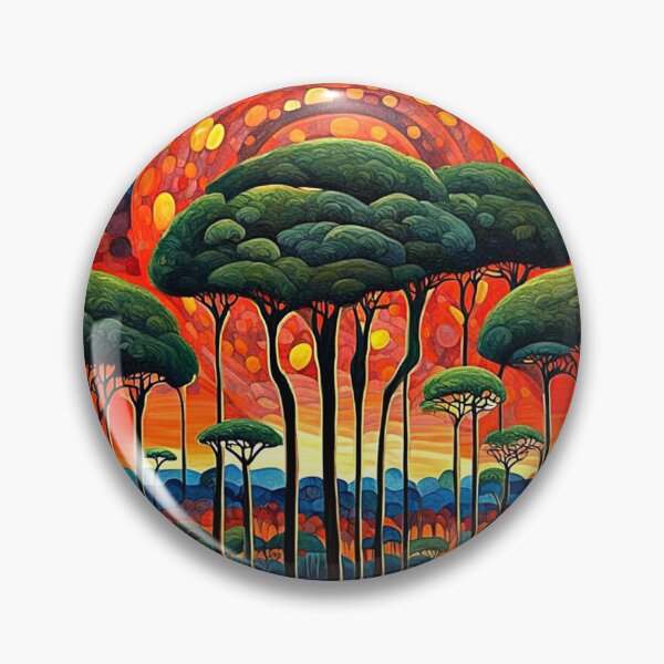 Item preview, Eclipse over forest landscape designed and sold by George Hutton Hunter.