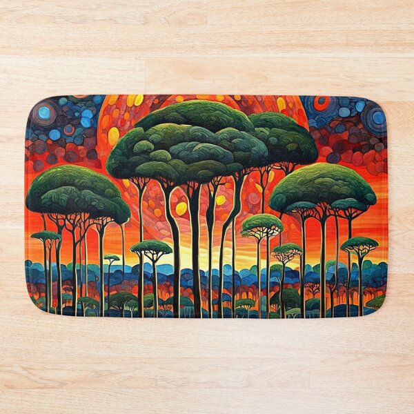 Item preview, Eclipse over forest landscape designed and sold by George Hutton Hunter.