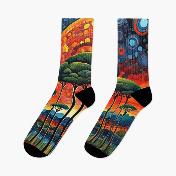 Item preview, Eclipse over forest landscape designed and sold by George Hutton Hunter.