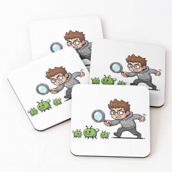 Item preview, Bug Hunter Funny Coder Art designed and sold by WiserShop.