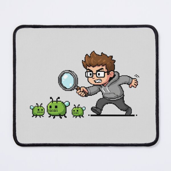 Item preview, Bug Hunter Funny Coder Art designed and sold by WiserShop.