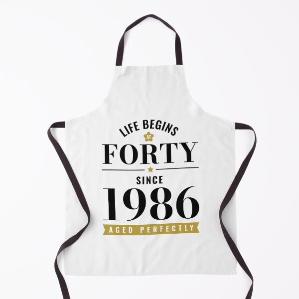 Item preview, 40 Years Old Life Begins At Forty 1986 40th Birthday designed and sold by CG Studio.