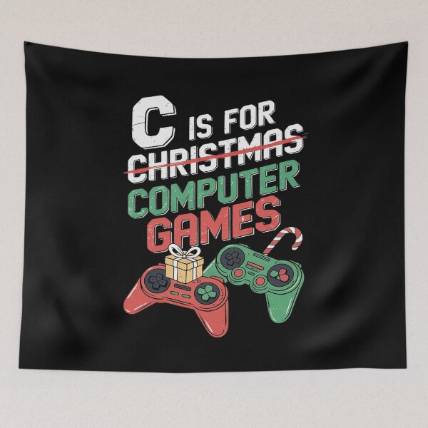 Item preview, C Is For Computer Games Gamer Boys Christmas Men Girls Xmas  designed and sold by ClassicAnthony.