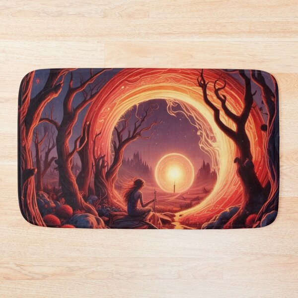 Item preview, Crimson Forest Portal with Solitary Figure designed and sold by Help De Helpers.