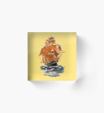 sailing ship Acrylic Block
