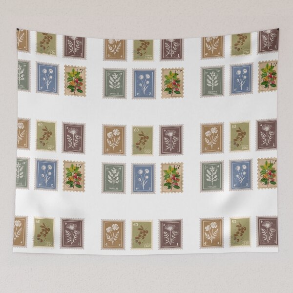 Item preview, Postage stamps, vintage, aesthetic designed and sold by kattcherry.