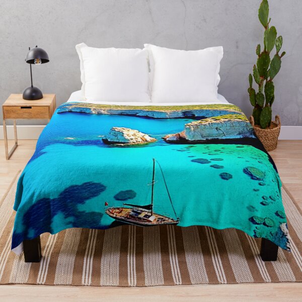 Item preview, Sailboat Cliffside Sanctuary Art designed and sold by Health And Fitness Posts e-Store.