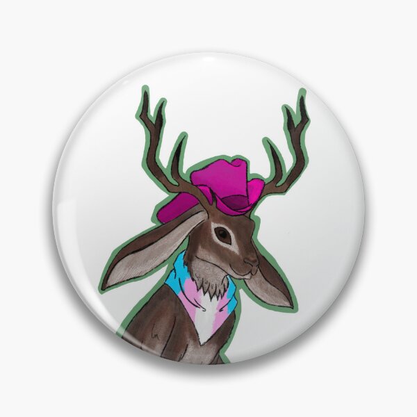 Item preview, Trans Pride Jackalope designed and sold by Kassilyriart.