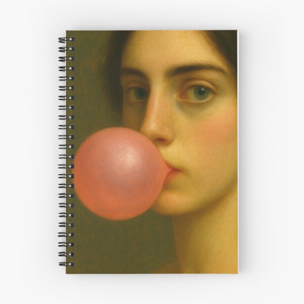 Item preview, Parisian Muse in Pink | French Modern Realism designed and sold by CARRAANN.