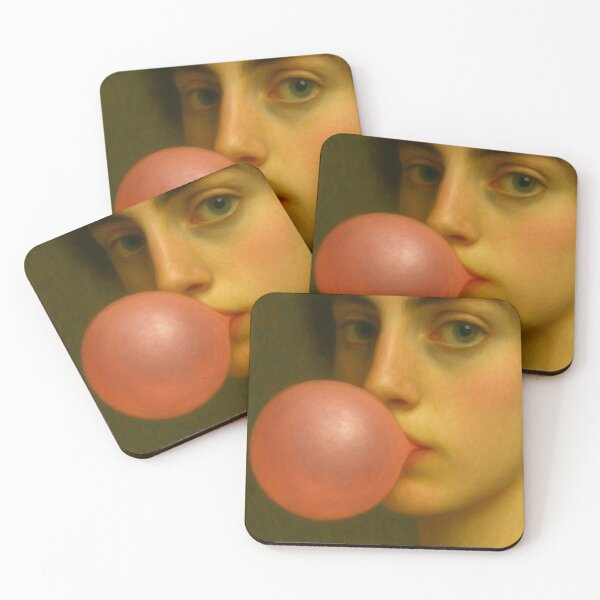 Item preview, Parisian Muse in Pink | French Modern Realism designed and sold by CARRAANN.