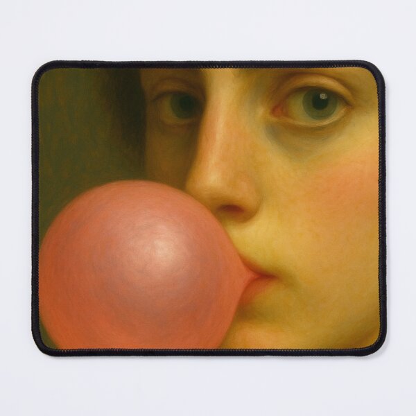 Item preview, Parisian Muse in Pink | French Modern Realism designed and sold by CARRAANN.