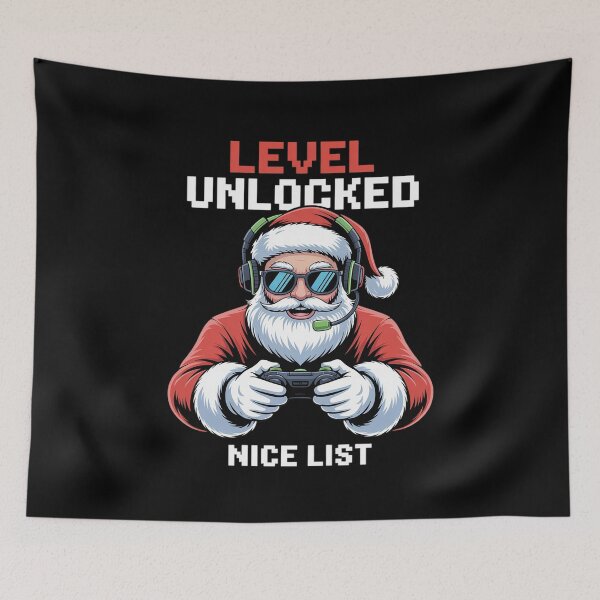 Item preview, Christmas Gamer Boys Nice List Video Game Santa Xmas  designed and sold by ClassicAnthony.