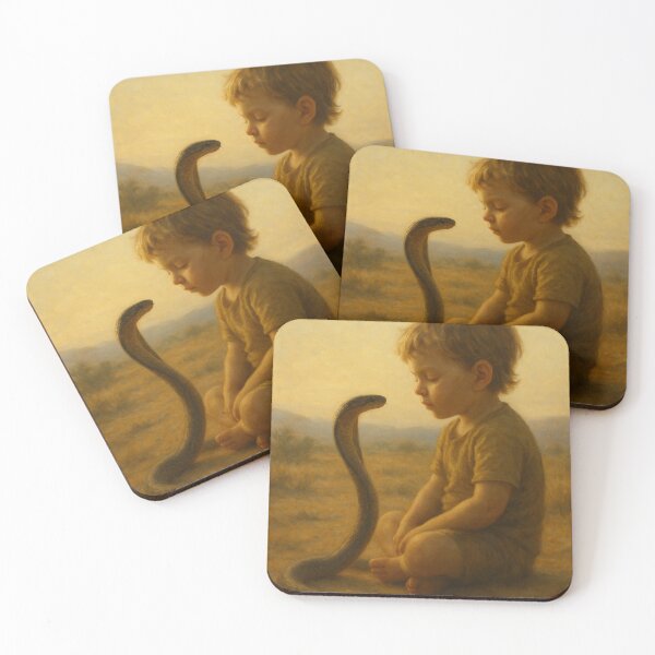 Item preview, Child with snake, peaceful designed and sold by Utopia-dreams.