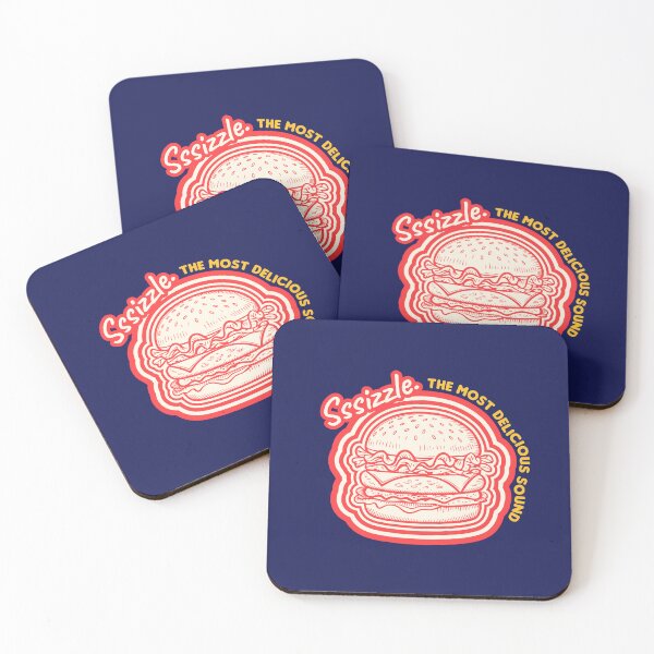 Item preview, Sssizzle Burger Vibe – Tasty Sound Art designed and sold by heyyoyeah63.