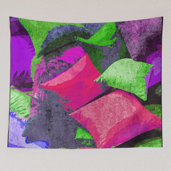 Item preview, Abstract pillows designed and sold by kinpirks.