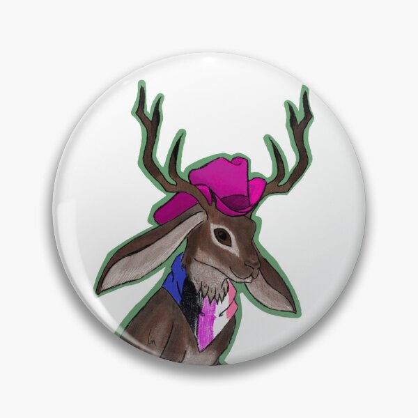 Item preview, Genderfluid Pride Jackalope designed and sold by Kassilyriart.