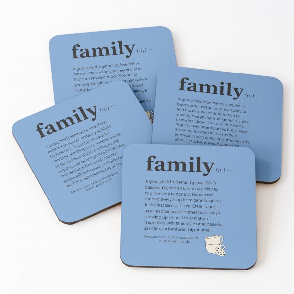 Item preview, Family Defintion  designed and sold by HowToCanadian.