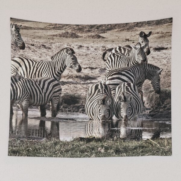 Item preview, Zebras At the Waterhole designed and sold by Kay Brewer.