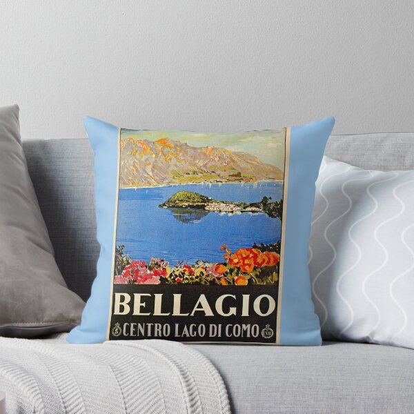 Item preview, Italy Bellagio Lake Como vintage Italian travel advert designed and sold by aapshop.