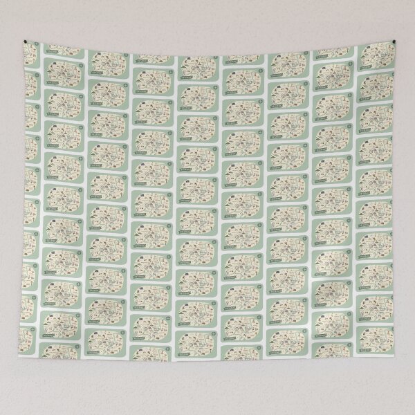 Item preview, Map of Brisbane, Australia - Green designed and sold by Those Pencil Shavings.