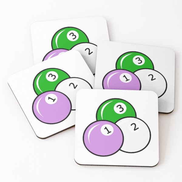 Item preview, Billard Ball Pride Flag Genderqueer designed and sold by HarveyHandcraftsandDesigns.