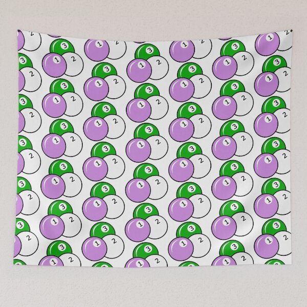 Item preview, Billard Ball Pride Flag Genderqueer designed and sold by HarveyHandcraftsandDesigns.