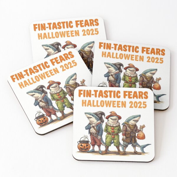 Item preview, Fin-tastic Fears PNG | Funny Shark Halloween Art | Spooky Sea Animal Illustration designed and sold by Sidra Official Art.