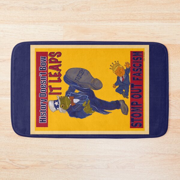 Item preview, Portland Frog Uncle Sam Parody – Stomp Out Fascism Protest Art designed and sold by aadventures.