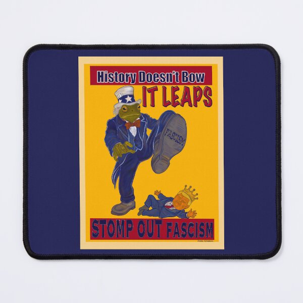 Item preview, Portland Frog Uncle Sam Parody – Stomp Out Fascism Protest Art designed and sold by aadventures.