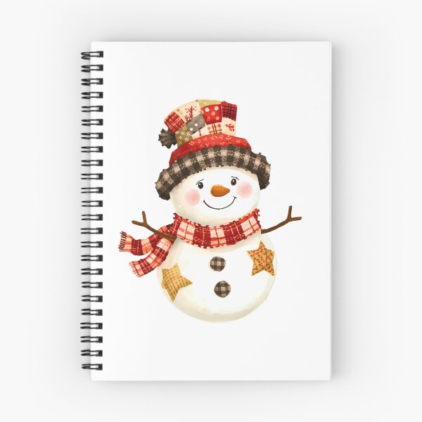 Item preview,  Patchwork Snowman 2 – Rustic Christmas Winter Art for Holiday Home Decor designed and sold by BrightVibesshop.