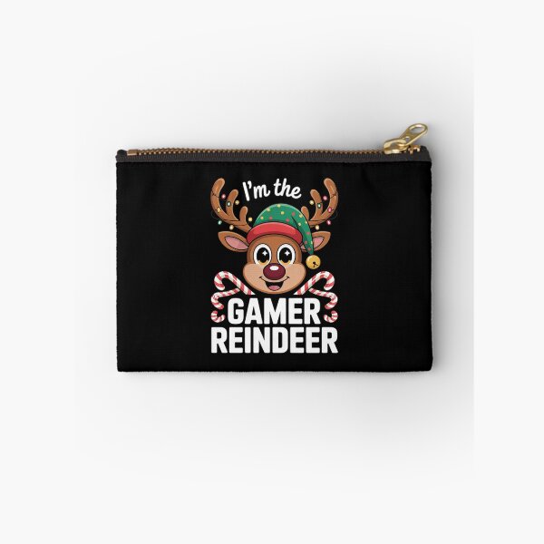 Aperçu de l'œuvre Pyjama de Noël Gamer XMas Renne assorti créée et vendue par ClassicAnthony.