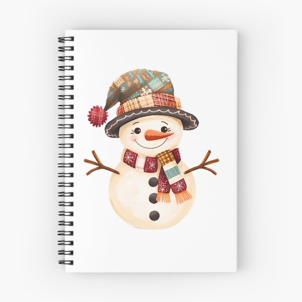 Item preview, Patchwork Snowman 3 – Rustic Christmas Winter Art for Holiday Home Decor designed and sold by BrightVibesshop.