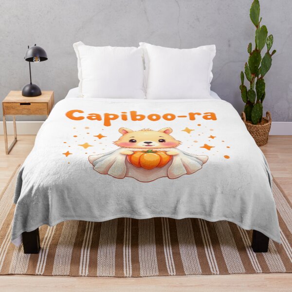 Item preview, Capiboo-ra Cute Ghost Capybara Halloween T-Shirt designed and sold by relso.