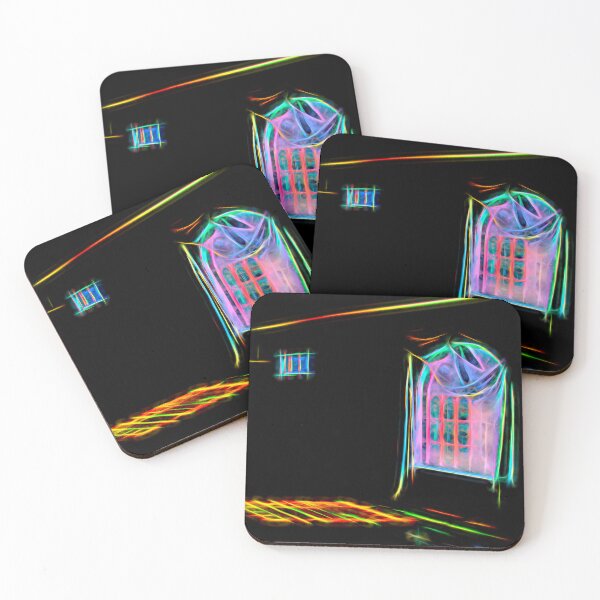 Item preview, Neon Windows Abstract designed and sold by Wayne King.