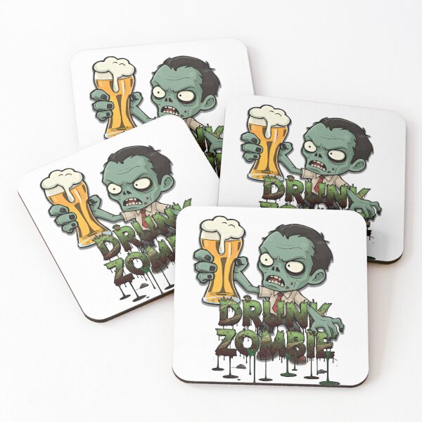 Item preview, Drunk Zombie designed and sold by StickerArt Shop.