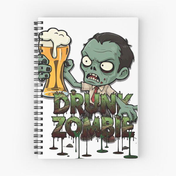 Item preview, Drunk Zombie designed and sold by StickerArt Shop.